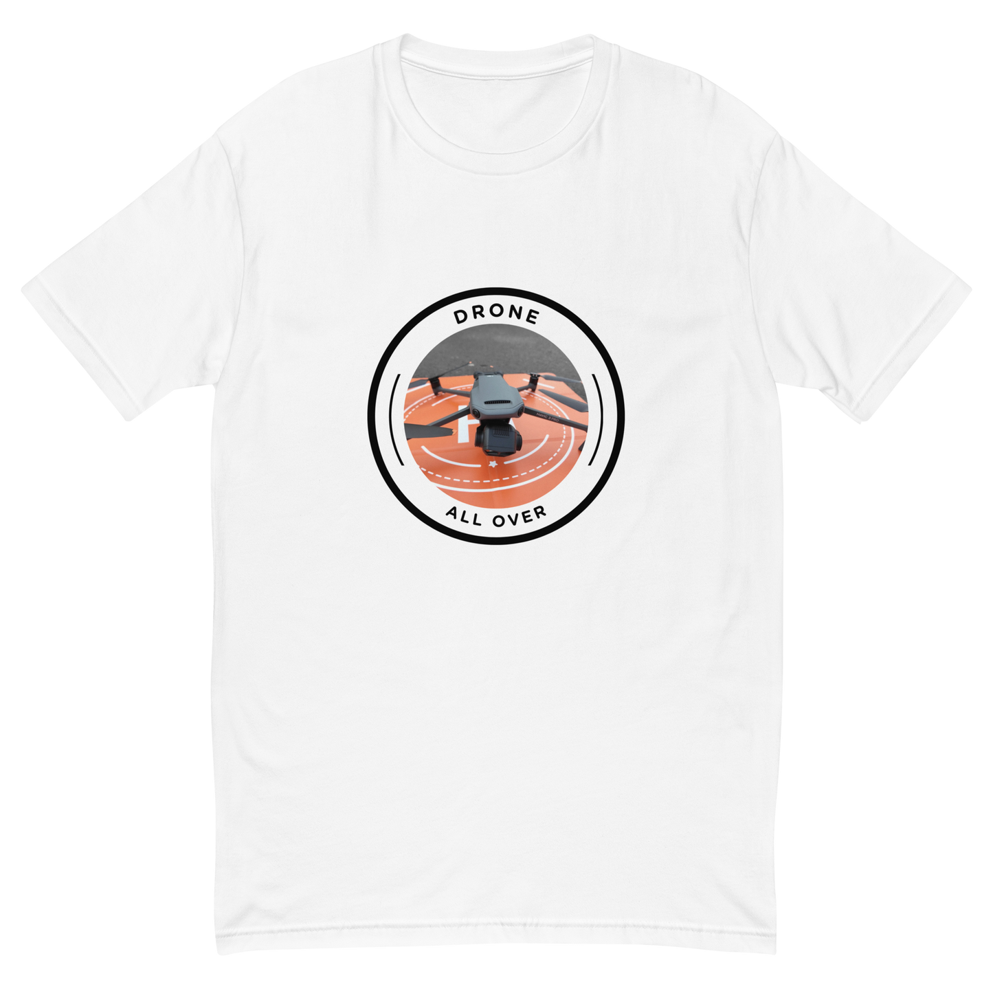 DroneAllOver Short Sleeve Fitted T-shirt