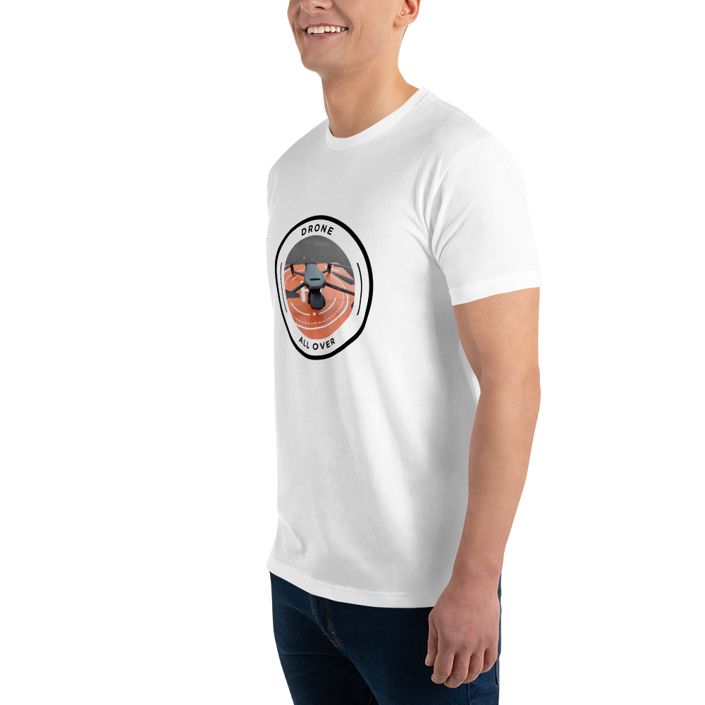 DroneAllOver Short Sleeve Fitted T-shirt