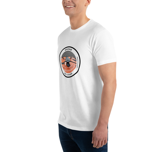 DroneAllOver Short Sleeve Fitted T-shirt